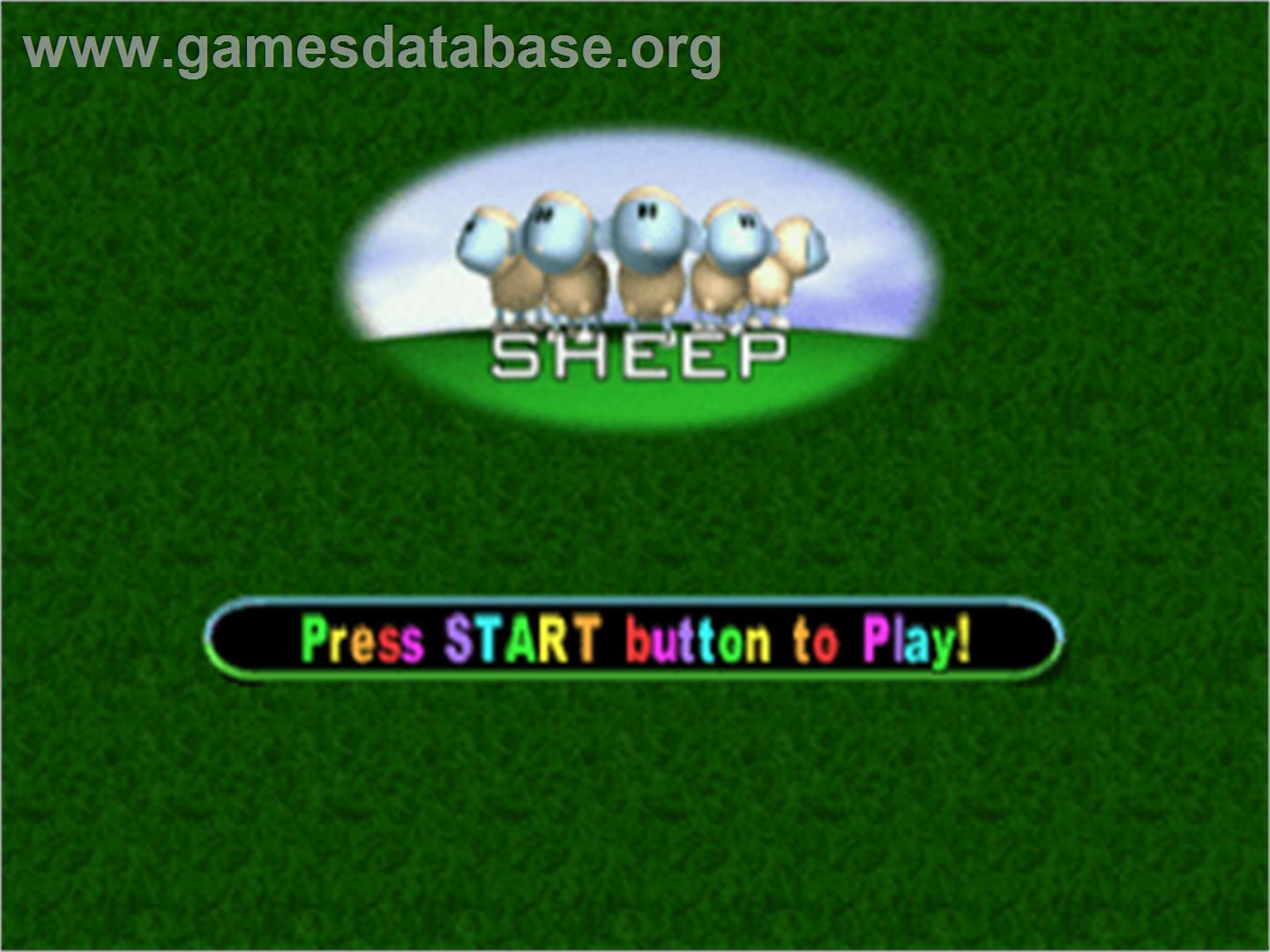 Sheep - Sony Playstation - Artwork - Title Screen