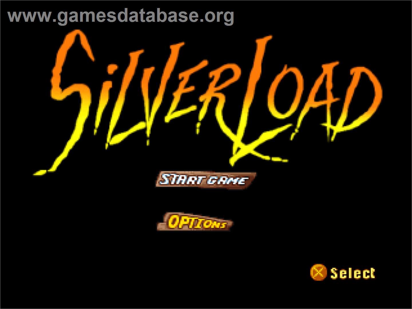 Silverload - Sony Playstation - Artwork - Title Screen