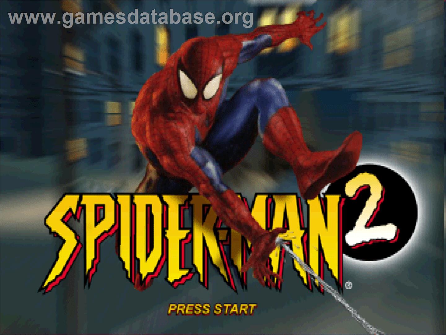 Spider-man 2 - Sony Playstation - Artwork - Title Screen