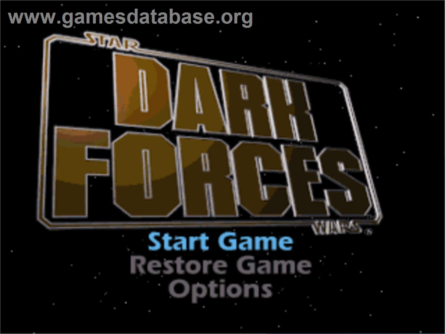 Star Wars - Dark Forces - Sony Playstation - Artwork - Title Screen