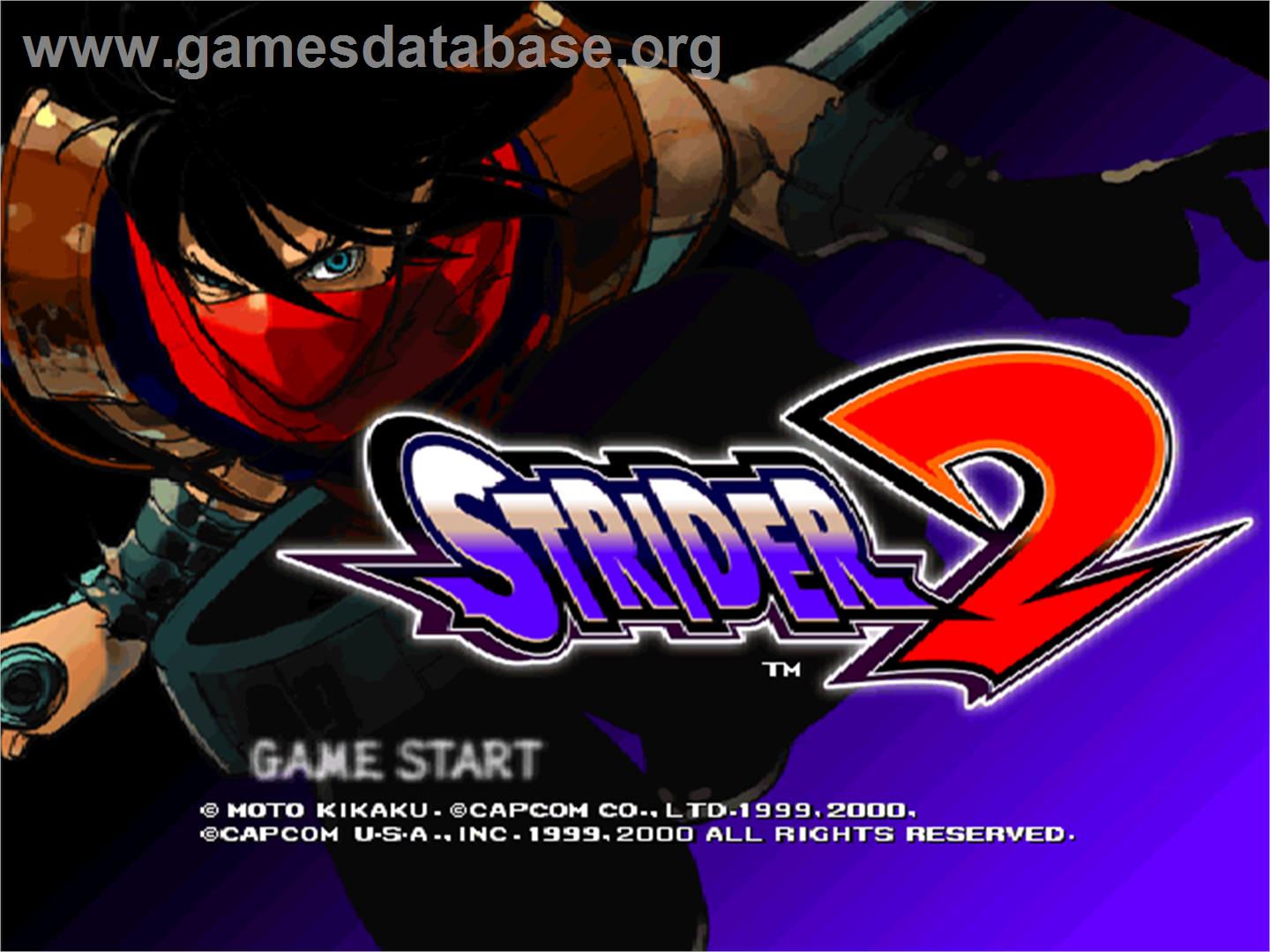 Strider - Sony Playstation - Artwork - Title Screen