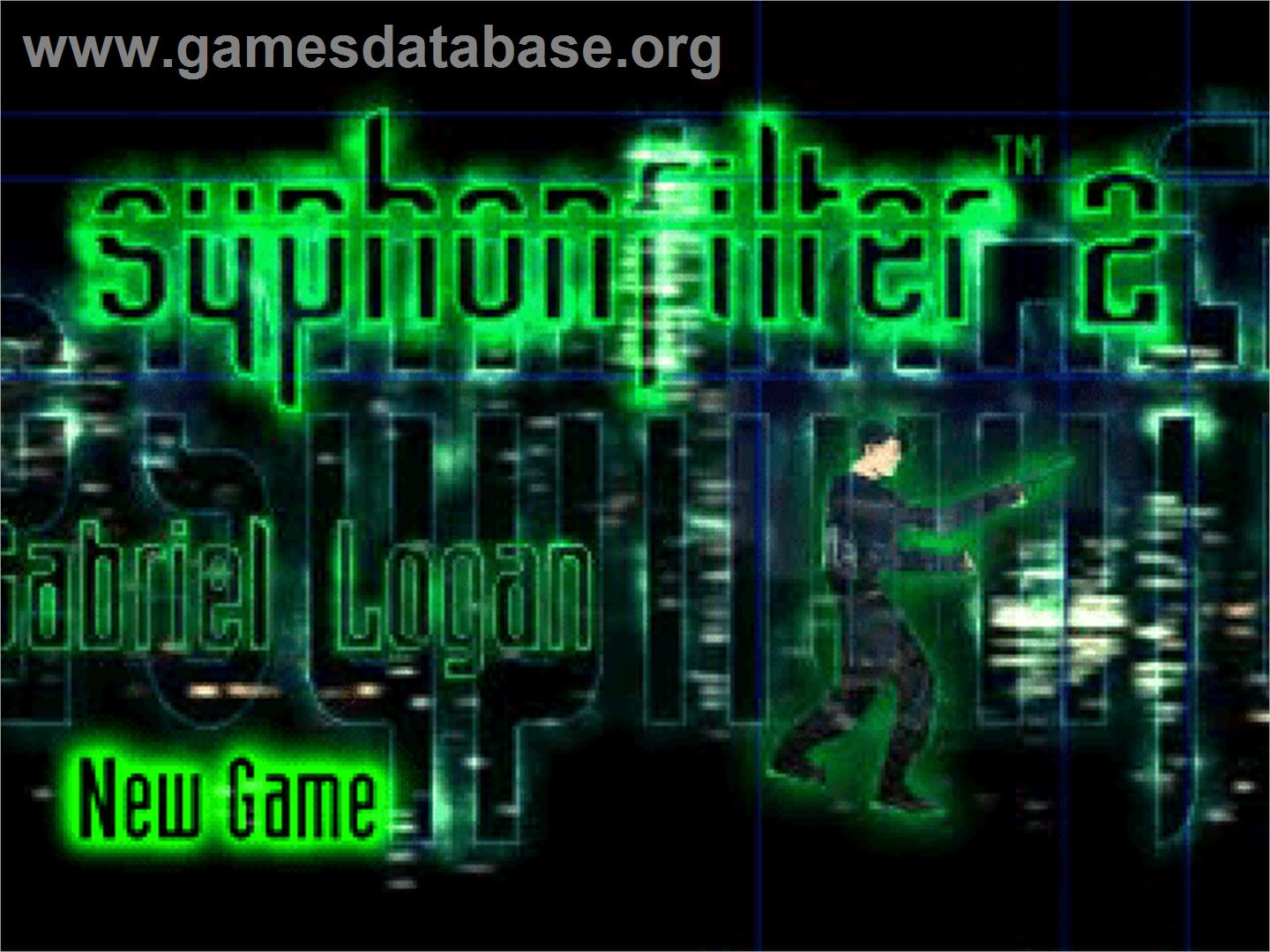 Syphon Filter 2 - Sony Playstation - Artwork - Title Screen