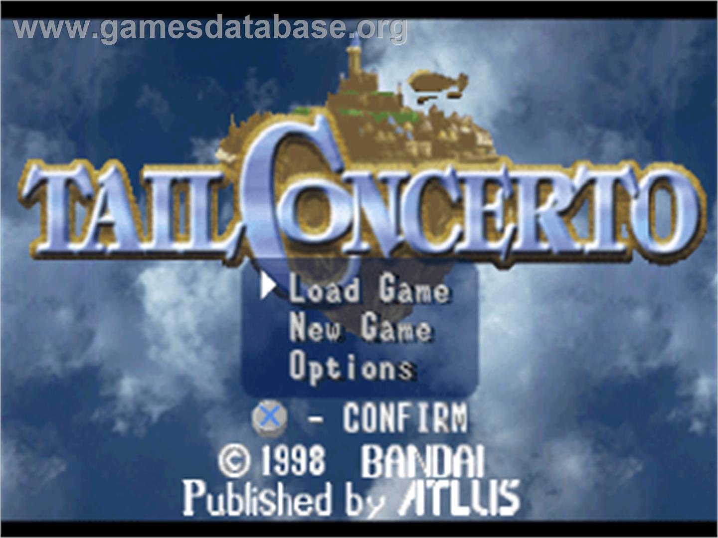 Tail Concerto - Sony Playstation - Artwork - Title Screen