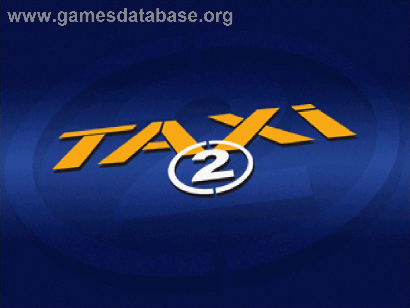 Taxi 2 - Sony Playstation - Artwork - Title Screen
