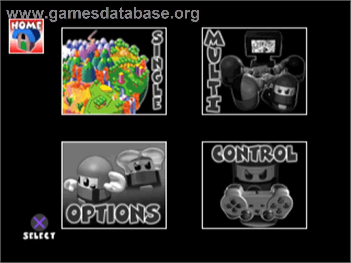 Team Buddies - Sony Playstation - Artwork - Title Screen