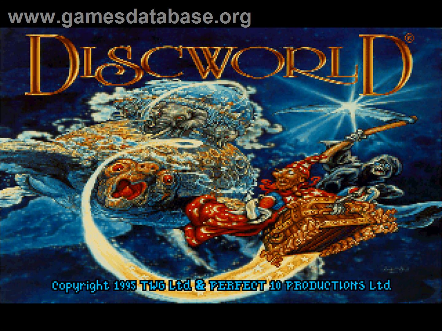 Terry Pratchett's Discworld - Sony Playstation - Artwork - Title Screen