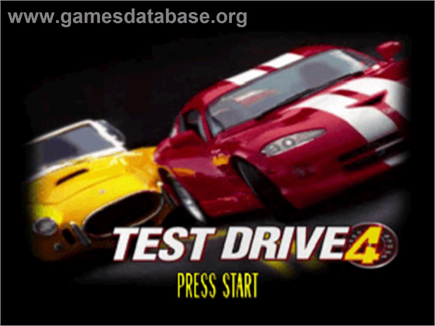 Test Drive 4 - Sony Playstation - Artwork - Title Screen