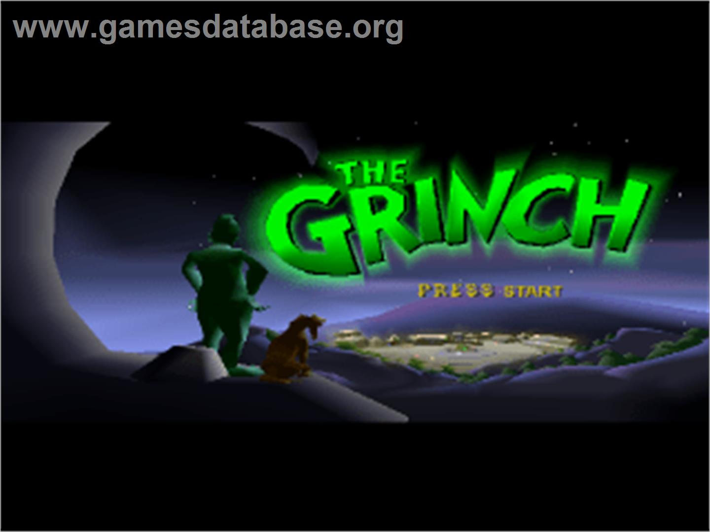 The Grinch - Sony Playstation - Artwork - Title Screen