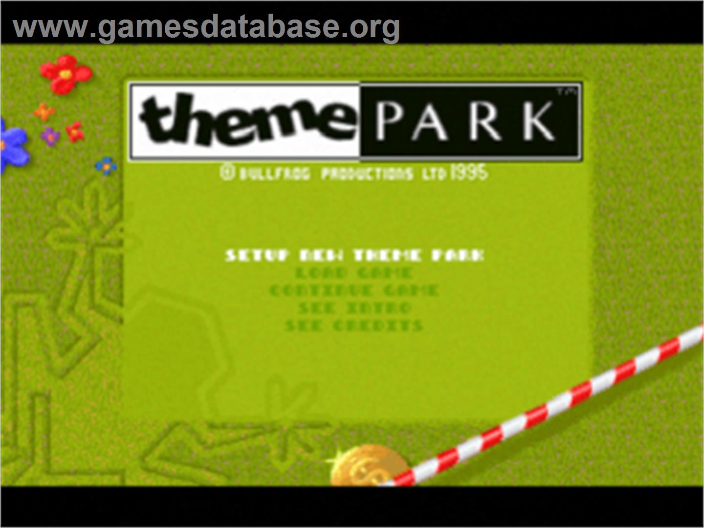 Theme Park - Sony Playstation - Artwork - Title Screen
