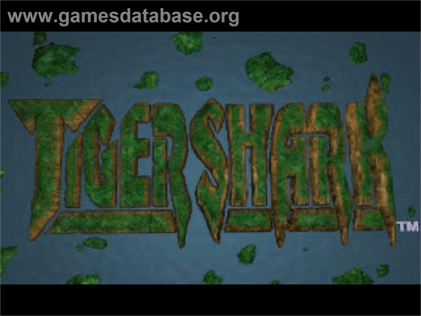 Tigershark - Sony Playstation - Artwork - Title Screen