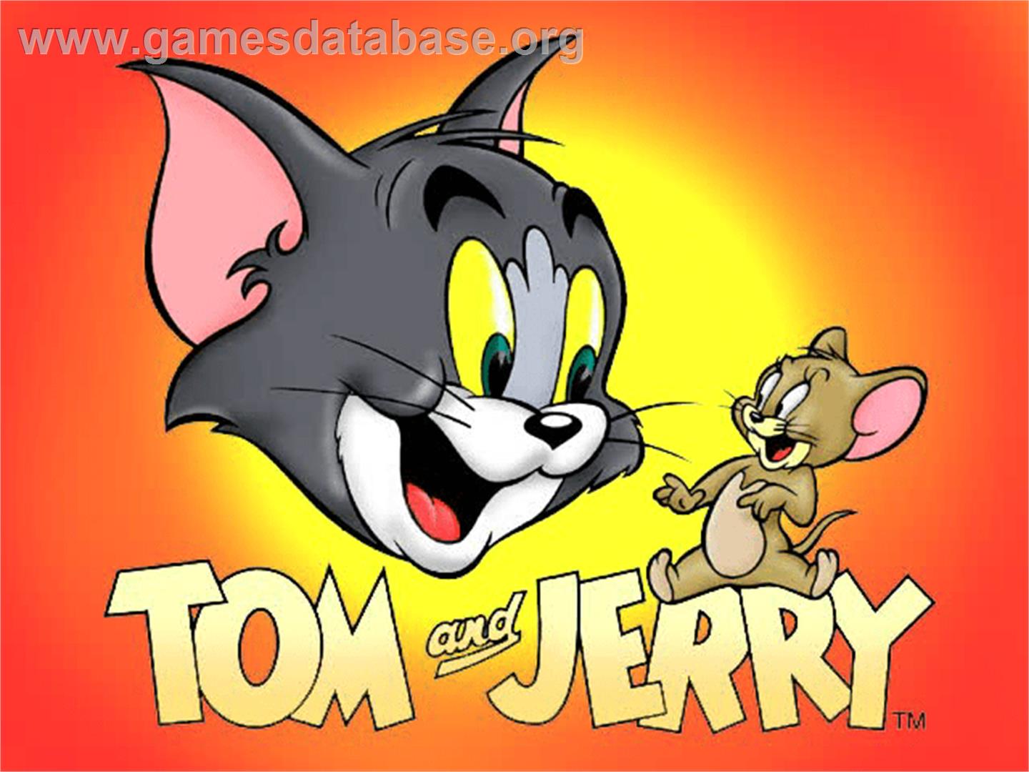 Tom And Jerry In House Trap - Sony Playstation - Artwork - Title Screen