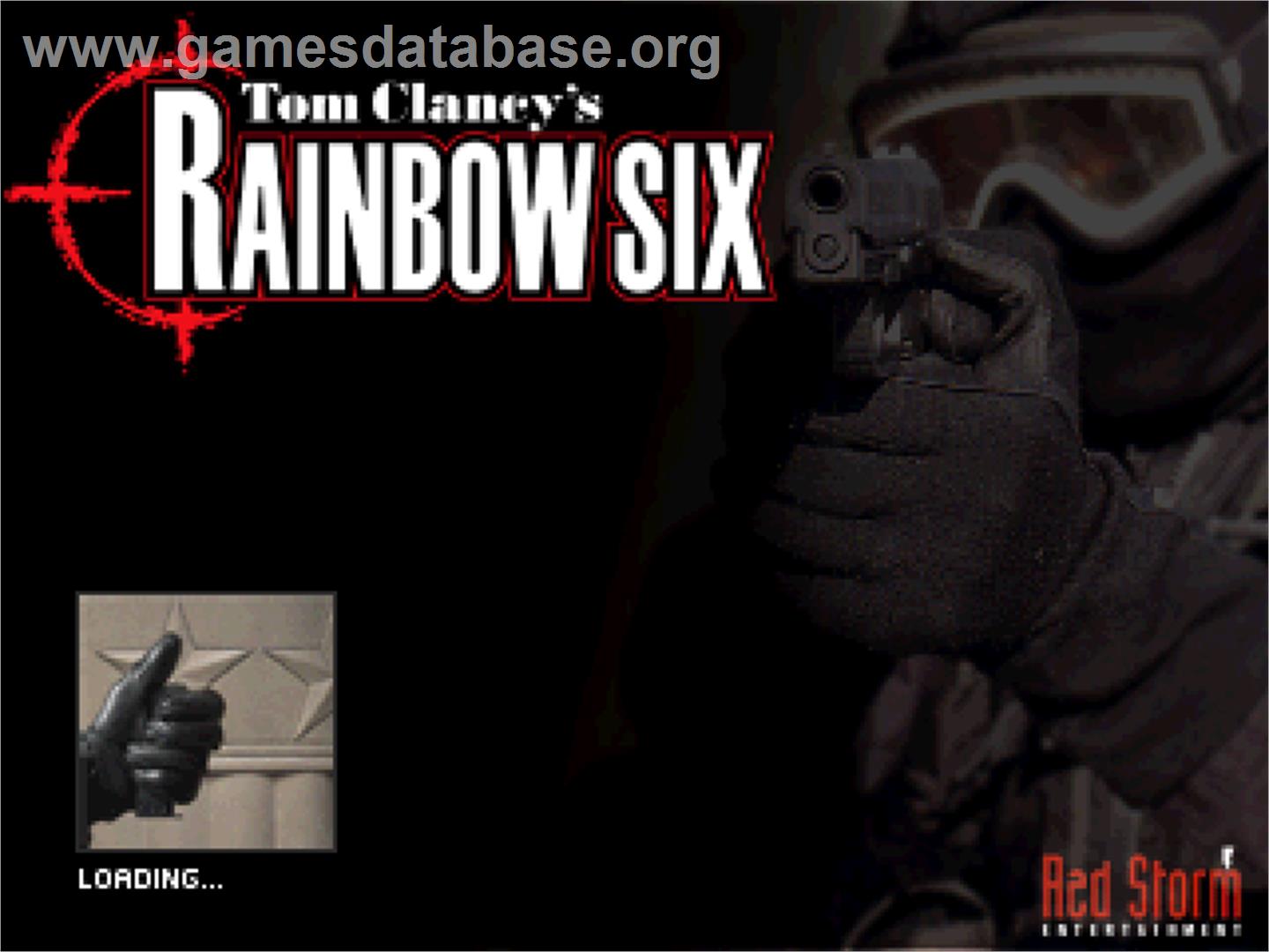 Tom Clancy's Rainbow Six - Sony Playstation - Artwork - Title Screen