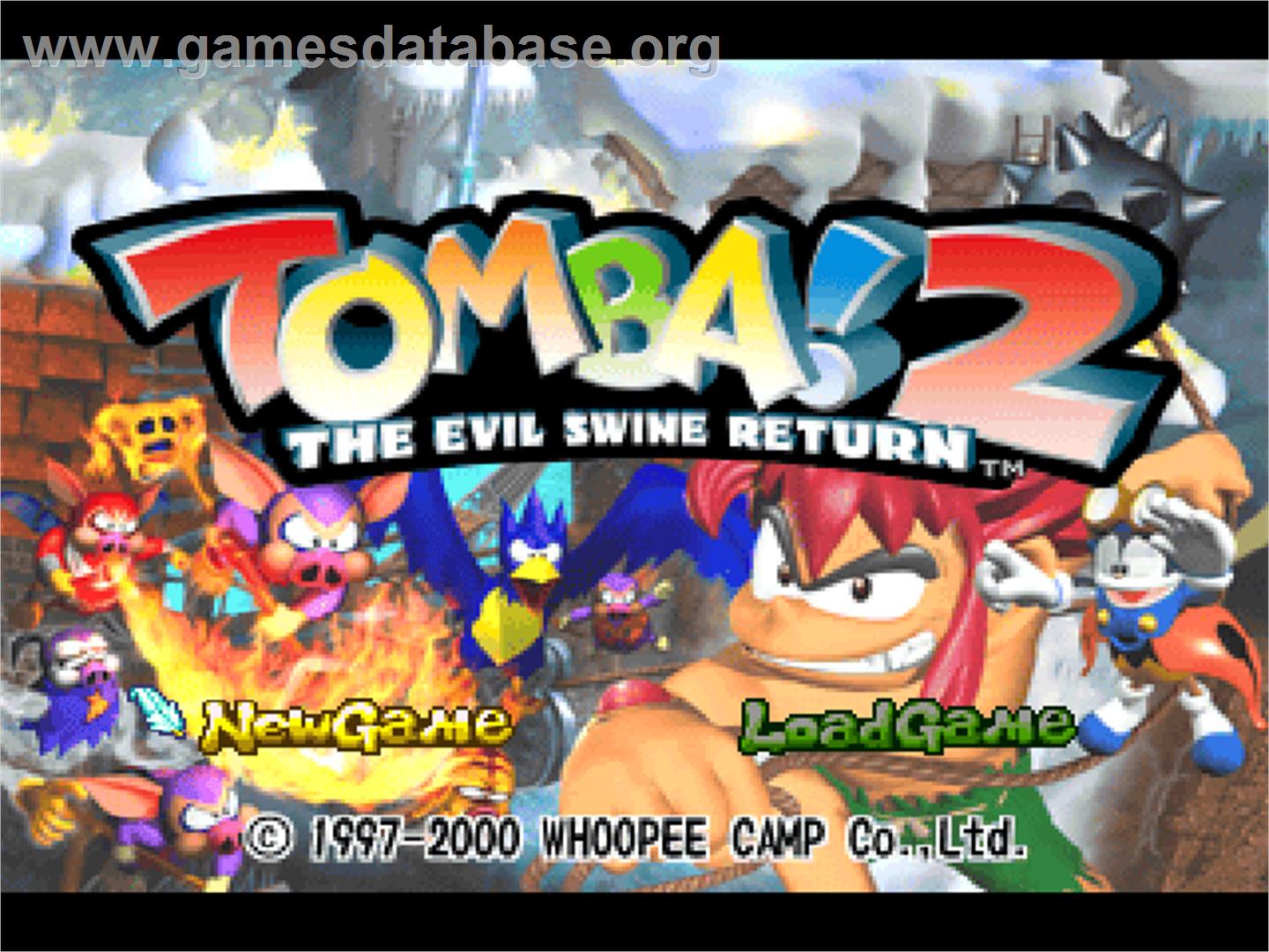 Tombi! 2 - Sony Playstation - Artwork - Title Screen