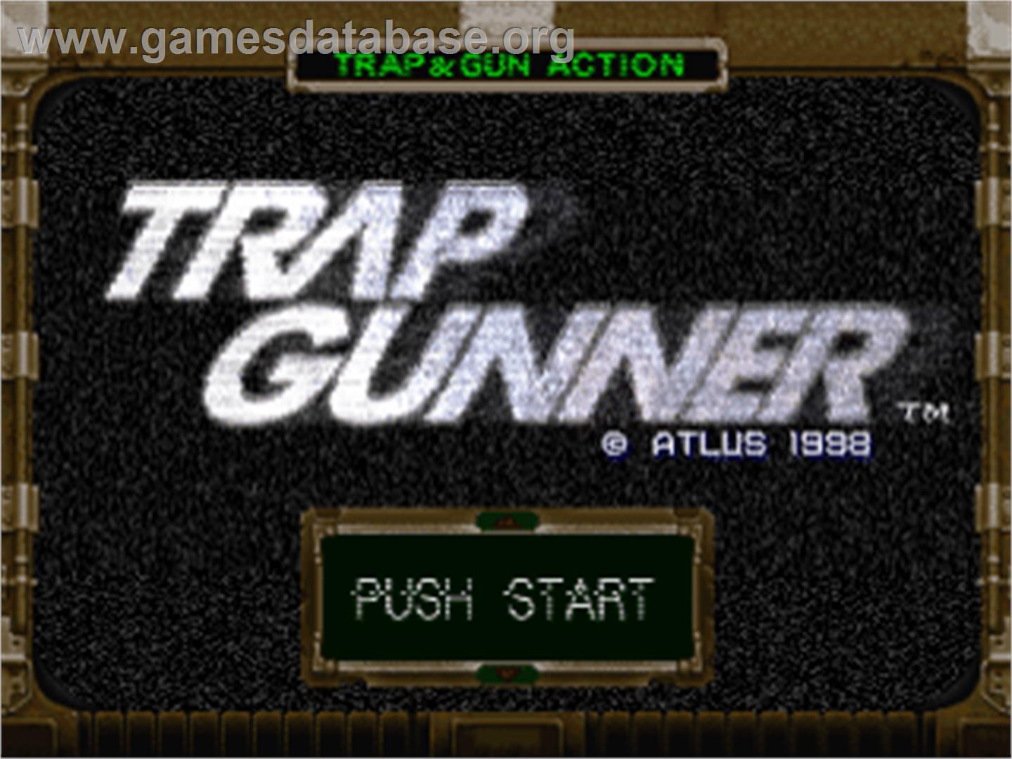 Trap Gunner - Sony Playstation - Artwork - Title Screen
