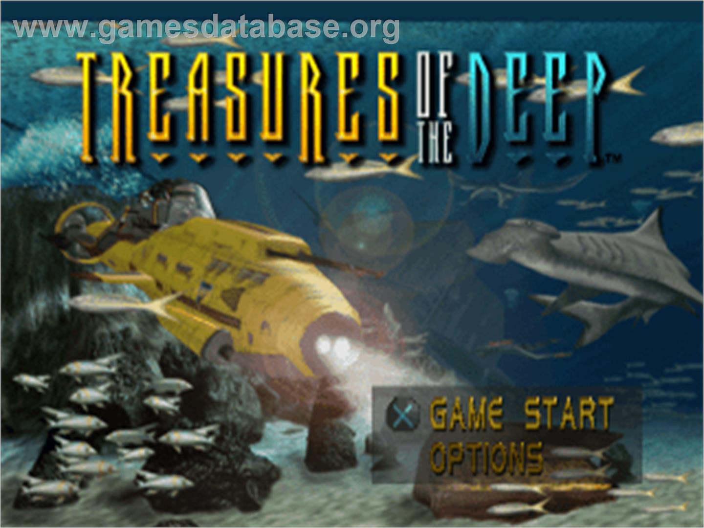 Treasures of the Deep - Sony Playstation - Artwork - Title Screen