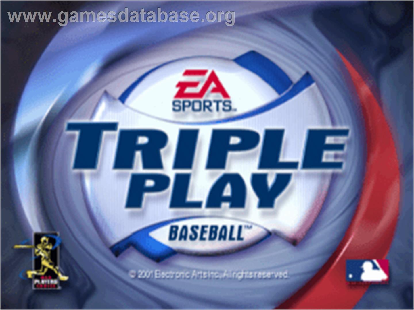 Triple Play Baseball - Sony Playstation - Artwork - Title Screen