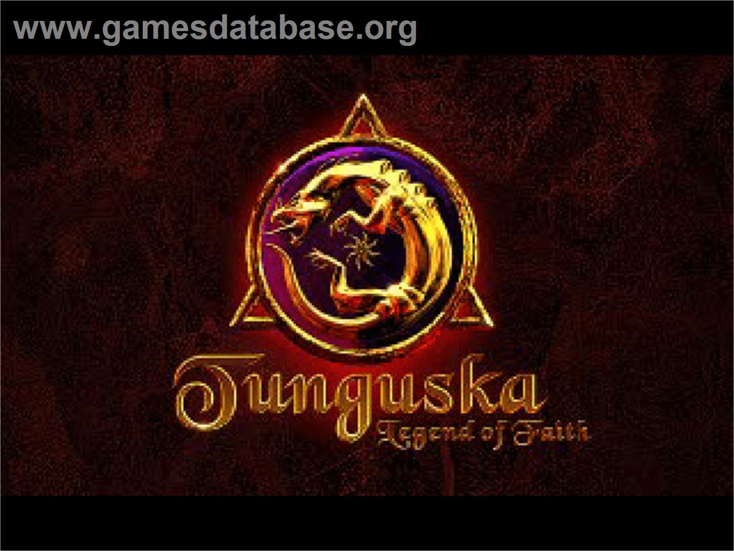 Tunguska: Legend of Faith - Sony Playstation - Artwork - Title Screen