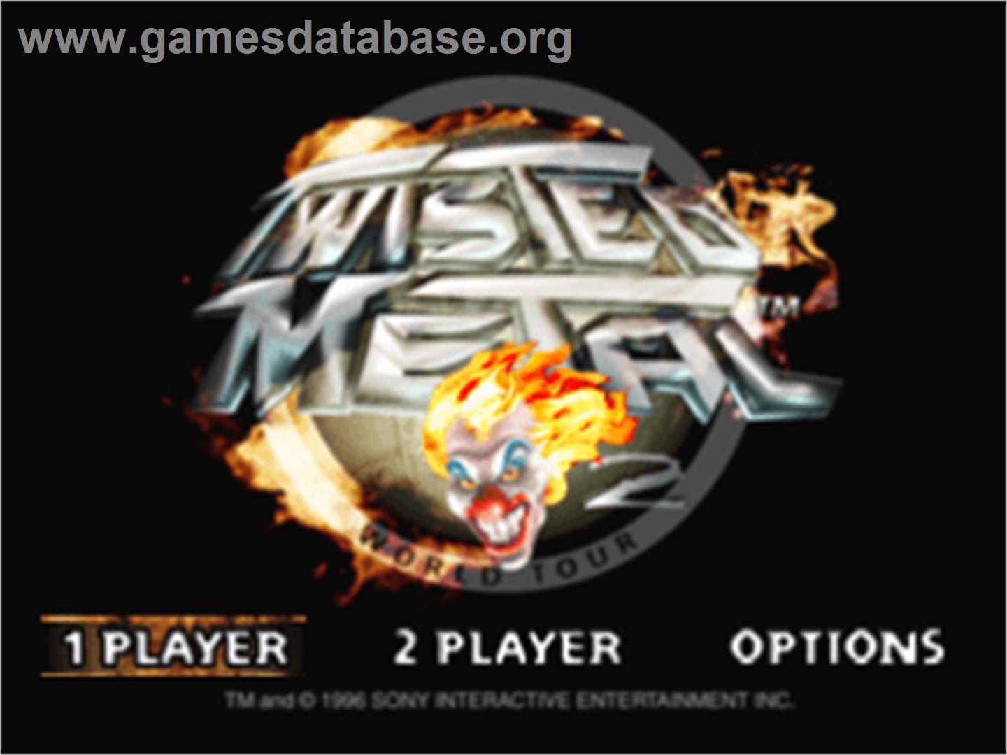 Twisted Metal 2 - Sony Playstation - Artwork - Title Screen