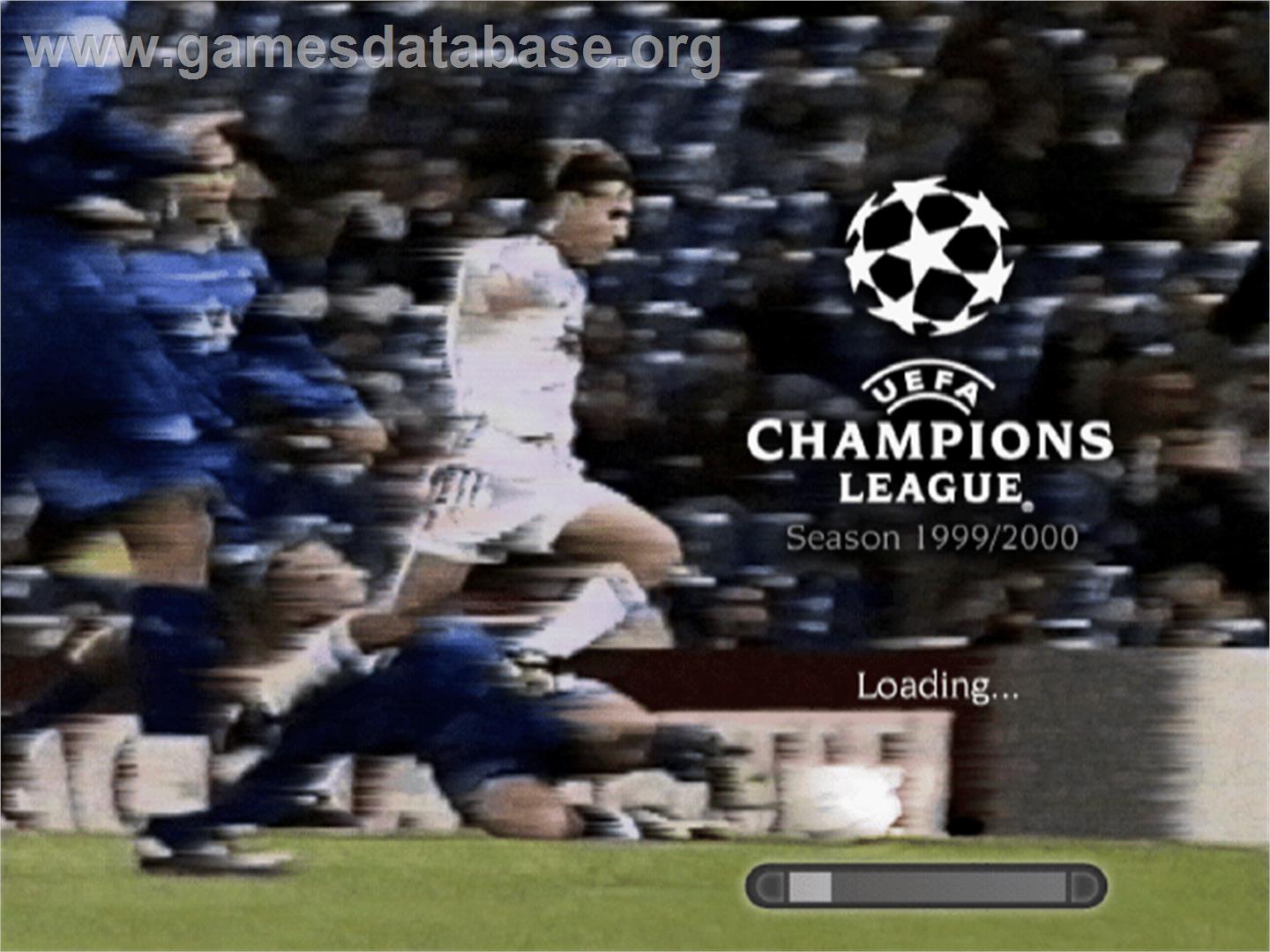 Uefa Champions League - Saison 1999 - 2000 - Sony Playstation - Artwork - Title Screen