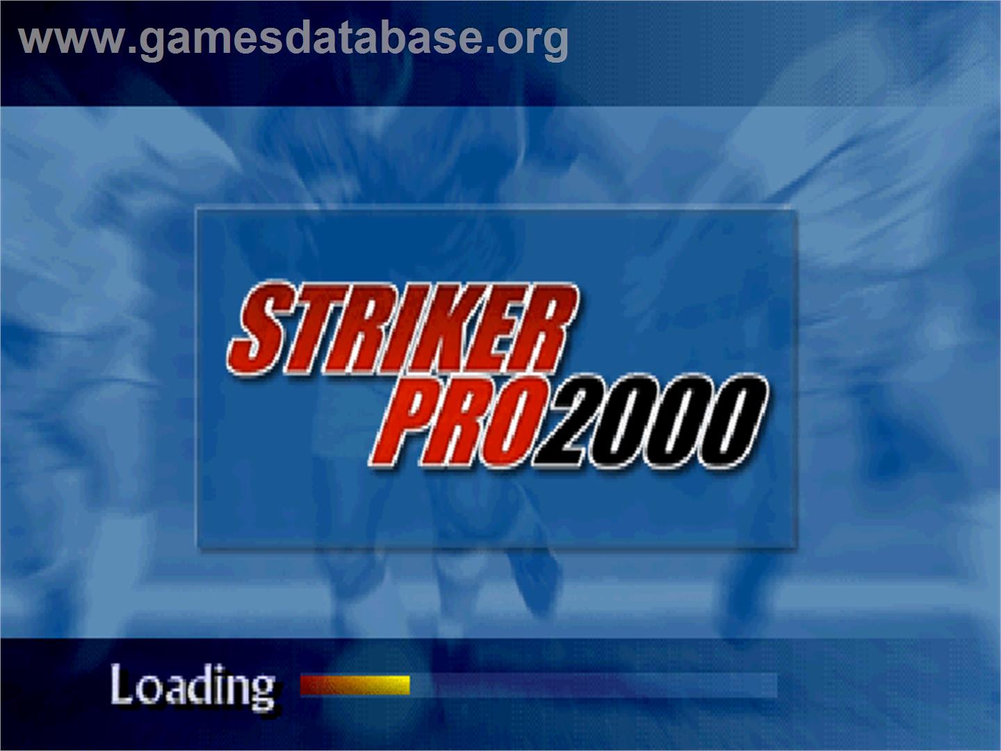 Uefa Striker - Sony Playstation - Artwork - Title Screen