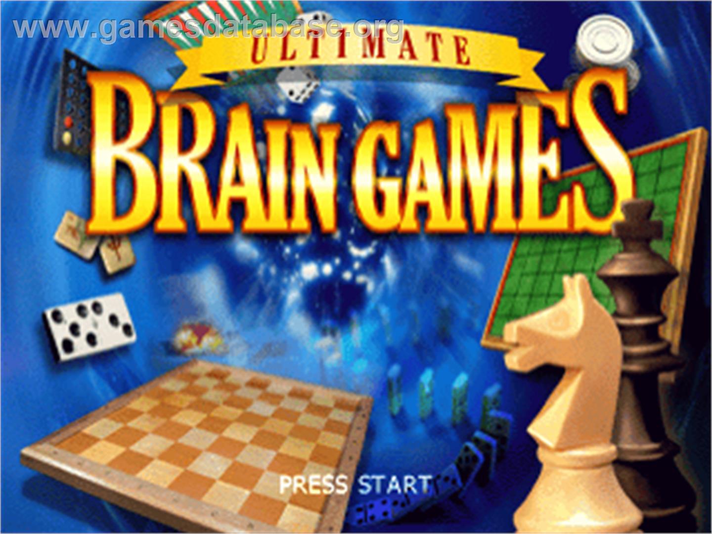 Ultimate Brain Games - Sony Playstation - Artwork - Title Screen