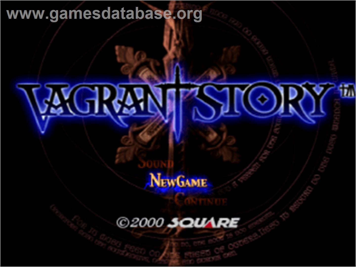 Vagrant Story - Sony Playstation - Artwork - Title Screen