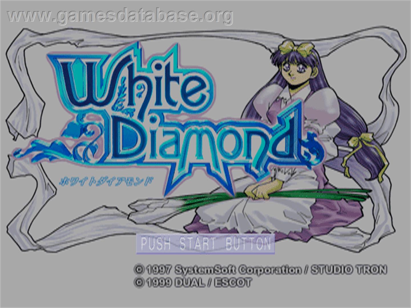White Diamond - Sony Playstation - Artwork - Title Screen