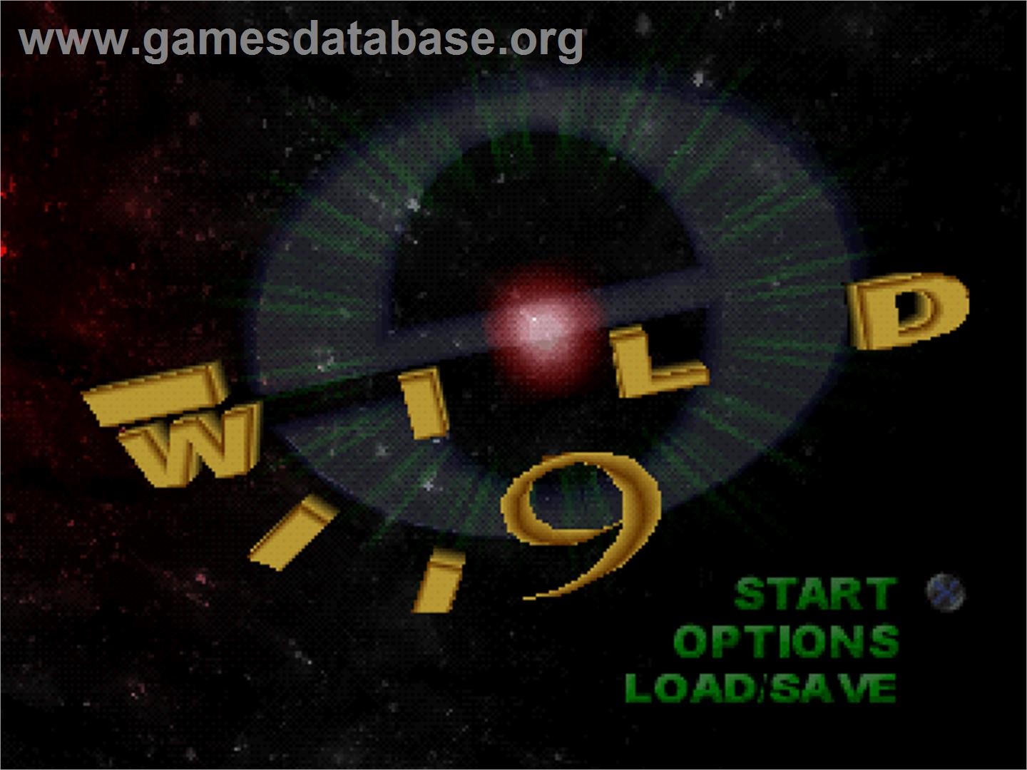Wild 9 - Sony Playstation - Artwork - Title Screen