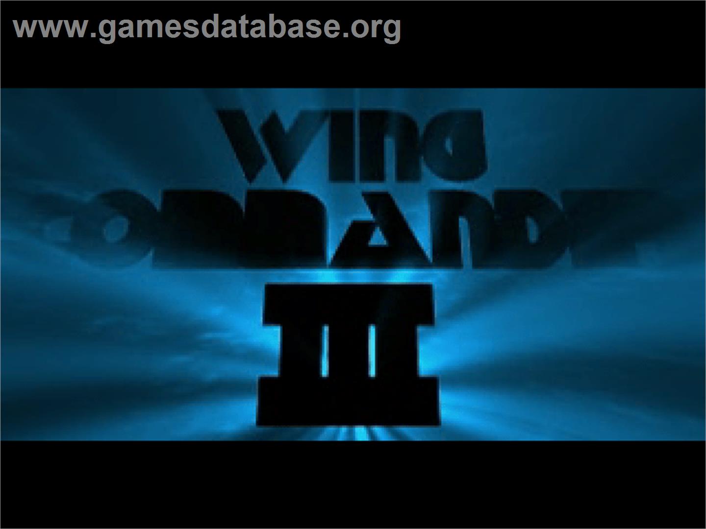 Wing Commander 3 - Heart Of The Tiger - Sony Playstation - Artwork - Title Screen