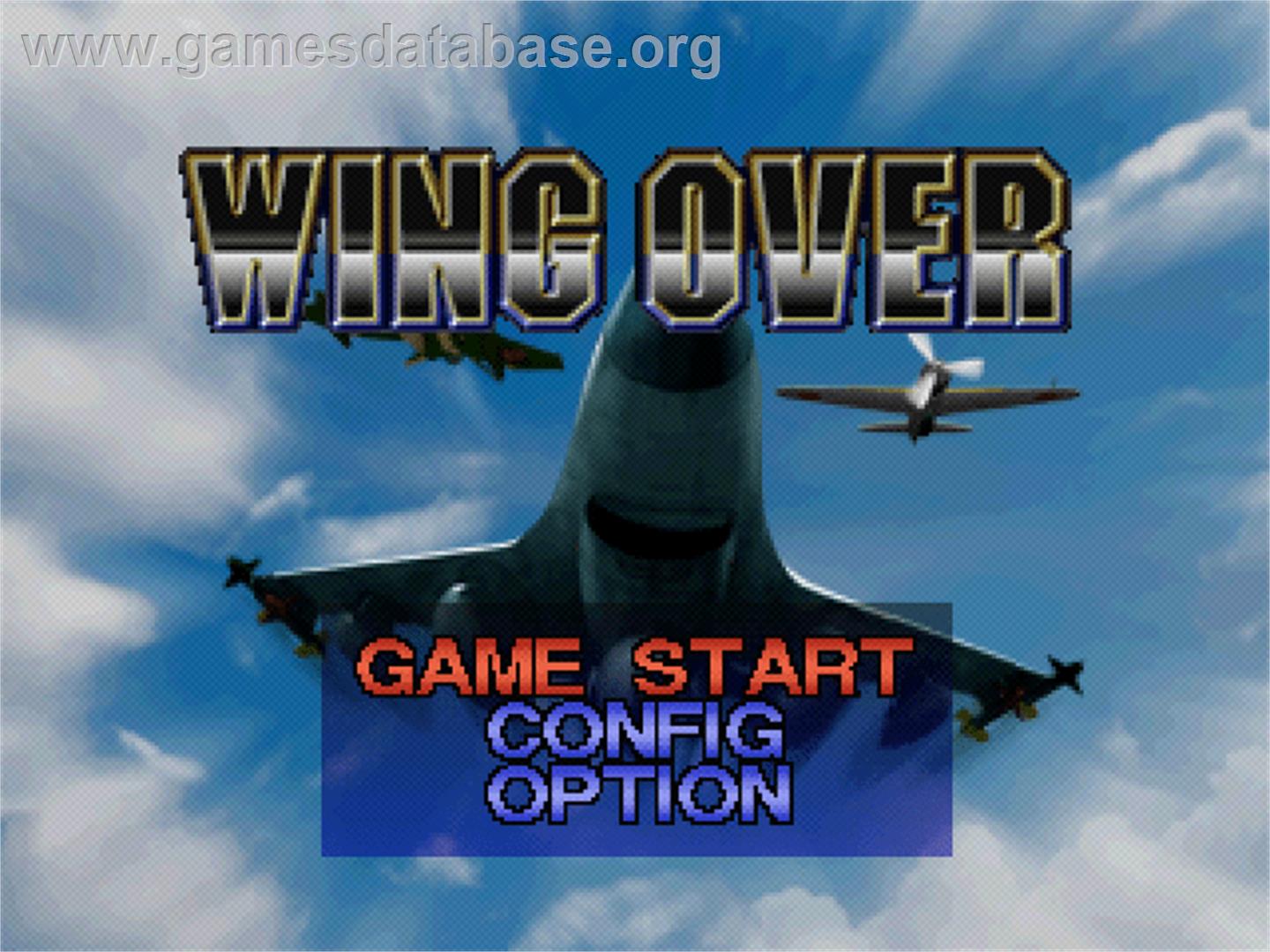 Wing Over - Sony Playstation - Artwork - Title Screen
