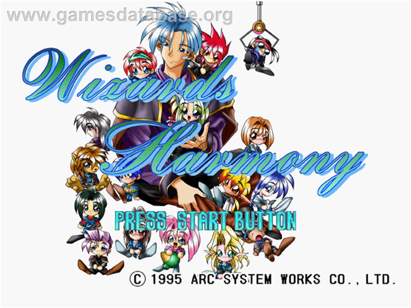 Wizard's Harmony - Sony Playstation - Artwork - Title Screen