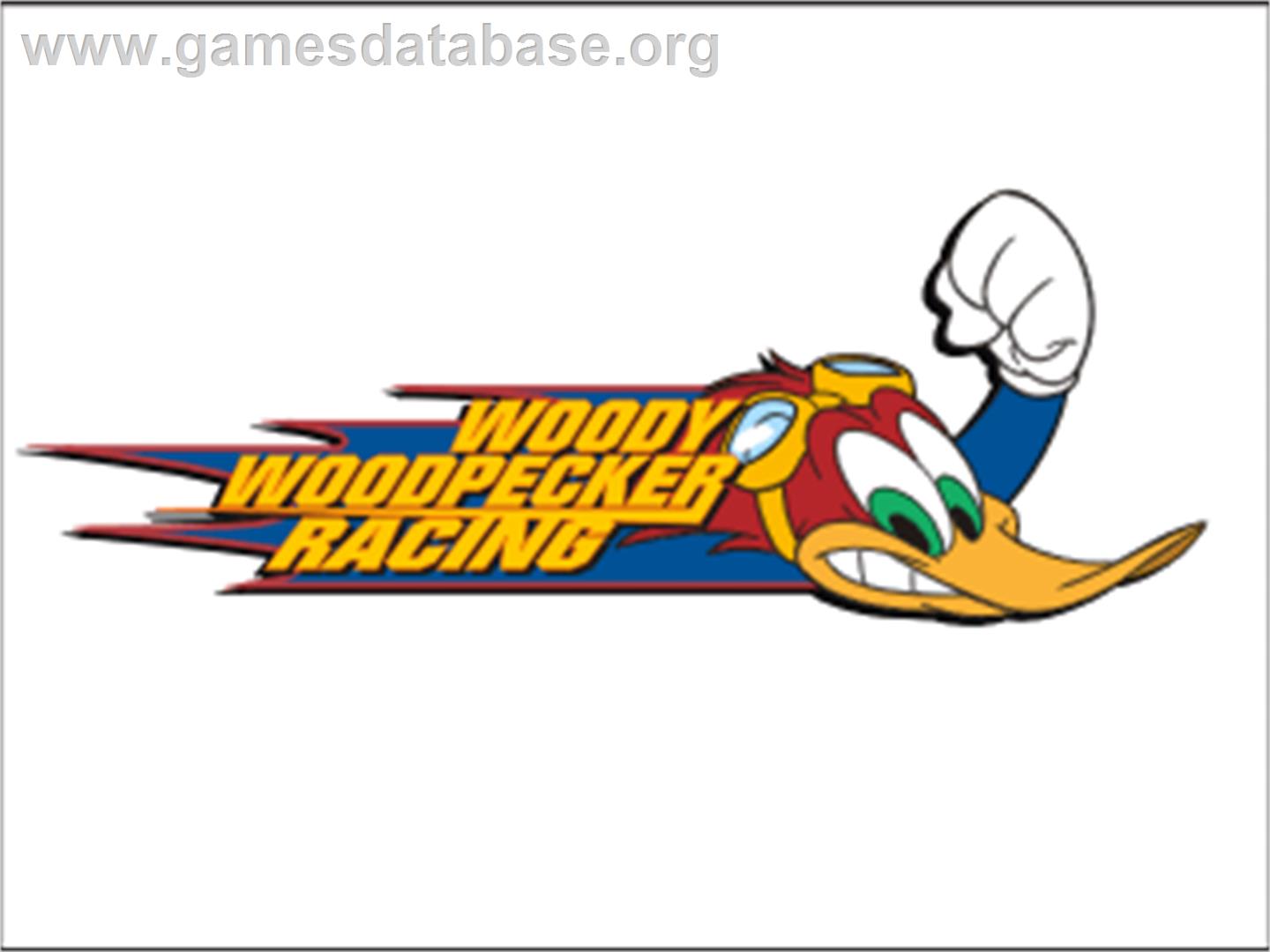 Woody Woodpecker Racing - Sony Playstation - Artwork - Title Screen