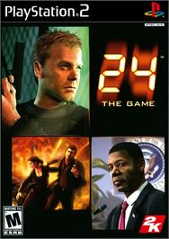 Box cover for 24 - The Game on the Sony Playstation 2.