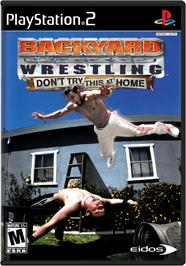 Box cover for Backyard Wrestling: Don't Try This at Home on the Sony Playstation 2.
