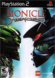 Box cover for Bionicle Heroes on the Sony Playstation 2.