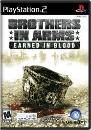 Box cover for Brothers in Arms: Earned in Blood on the Sony Playstation 2.