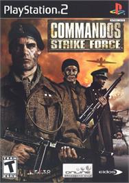 Box cover for Commandos Strike Force on the Sony Playstation 2.