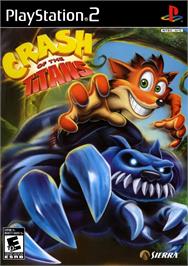 Box cover for Crash Of The Titans on the Sony Playstation 2.