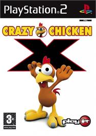 Box cover for Crazy Chicken X on the Sony Playstation 2.