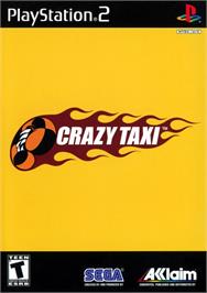 Box cover for Crazy Taxi on the Sony Playstation 2.