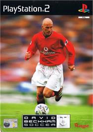 Box cover for David Beckham Soccer on the Sony Playstation 2.