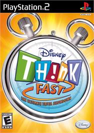 Box cover for Disney Th!nk Fast on the Sony Playstation 2.