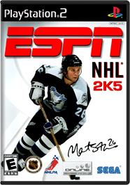 Box cover for ESPN NHL 2K5 on the Sony Playstation 2.