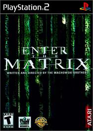 Box cover for Enter The Matrix on the Sony Playstation 2.
