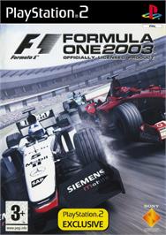 Box cover for Formula One 2003 on the Sony Playstation 2.