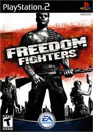 Box cover for Freedom Fighters on the Sony Playstation 2.