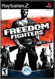 Box cover for Freedom Fighters on the Sony Playstation 2.