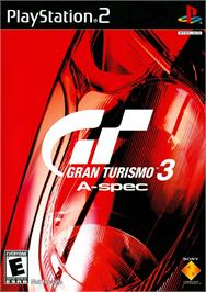 Box cover for Gran Turismo 3 - A-spec on the Sony Playstation 2.