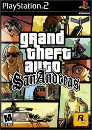 Box cover for Grand Theft Auto - San Andreas on the Sony Playstation 2.