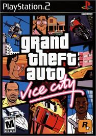 Box cover for Grand Theft Auto - Vice City on the Sony Playstation 2.